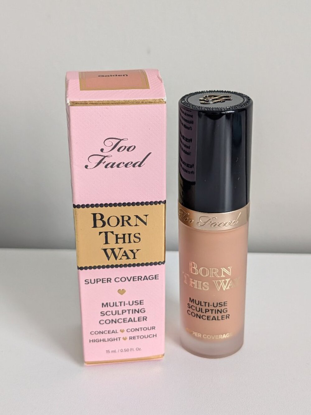 Too Faced Born This Way Super Coverage Multi-Use Sculpting Concealer GOLDEN 15ml